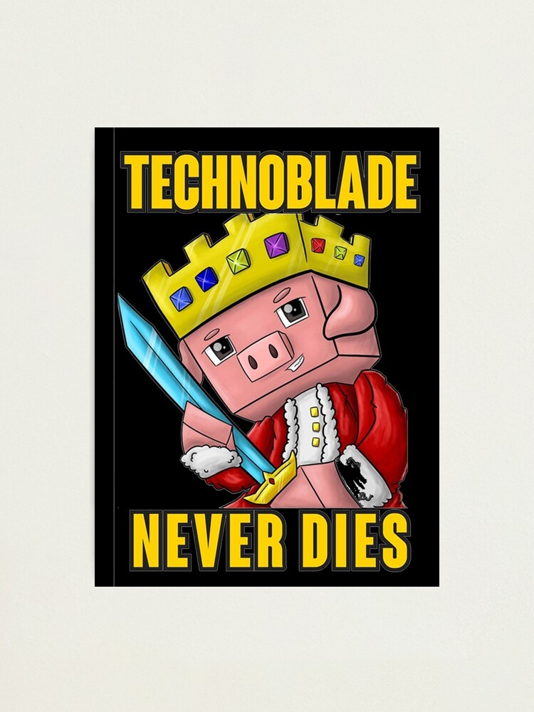 Technoblade Never Dies.  Art Print for Sale by Russandmills2