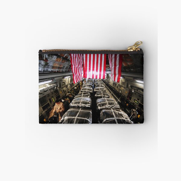 Item preview, Pallets of cargo inside of a C-17 Globemaster III. designed and sold by StocktrekImages.