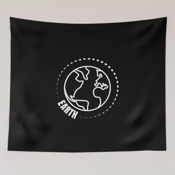 Item preview, Planet Earth (WHITE DESIGN) designed and sold by EleannaInSpace.