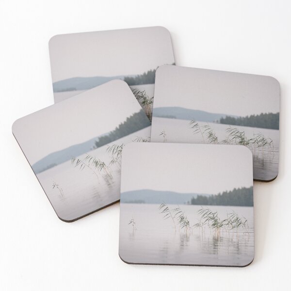 Item preview, Finnish Summer Evening at Calm Lake | The Rushes designed and sold by PhotosByVille.