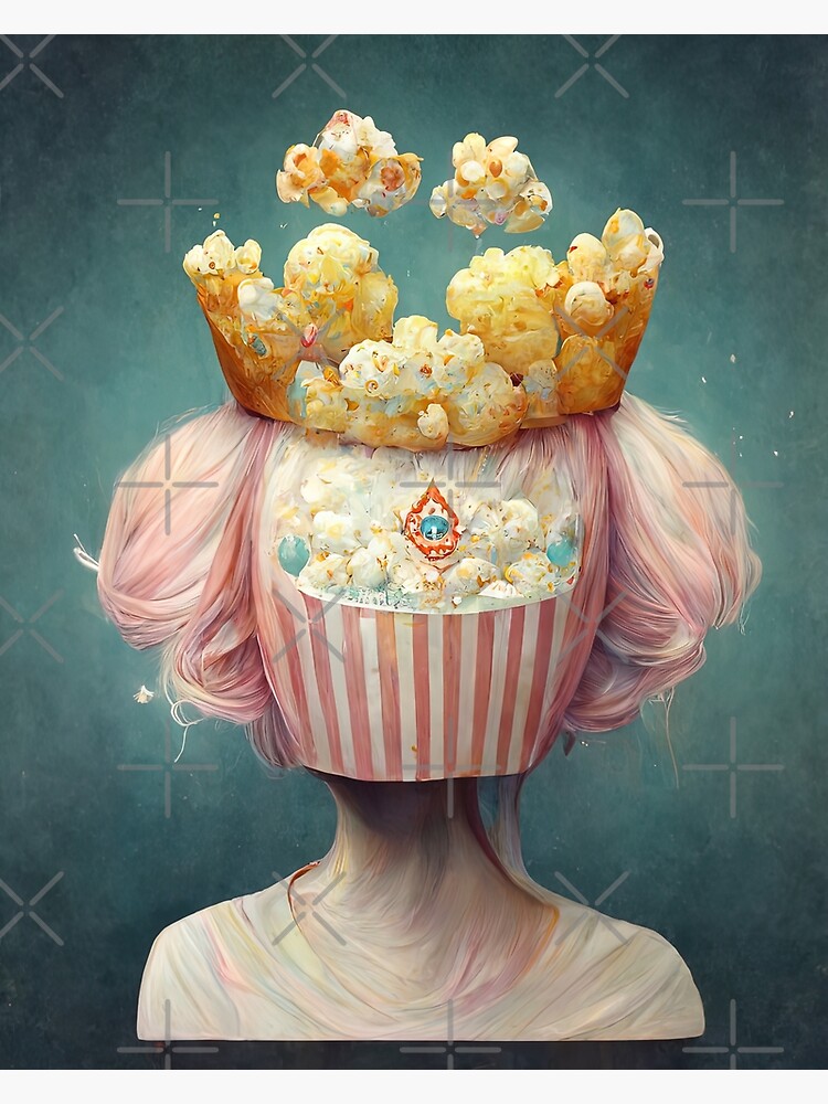 Popcorn Princess Portrait by AVisionInPink