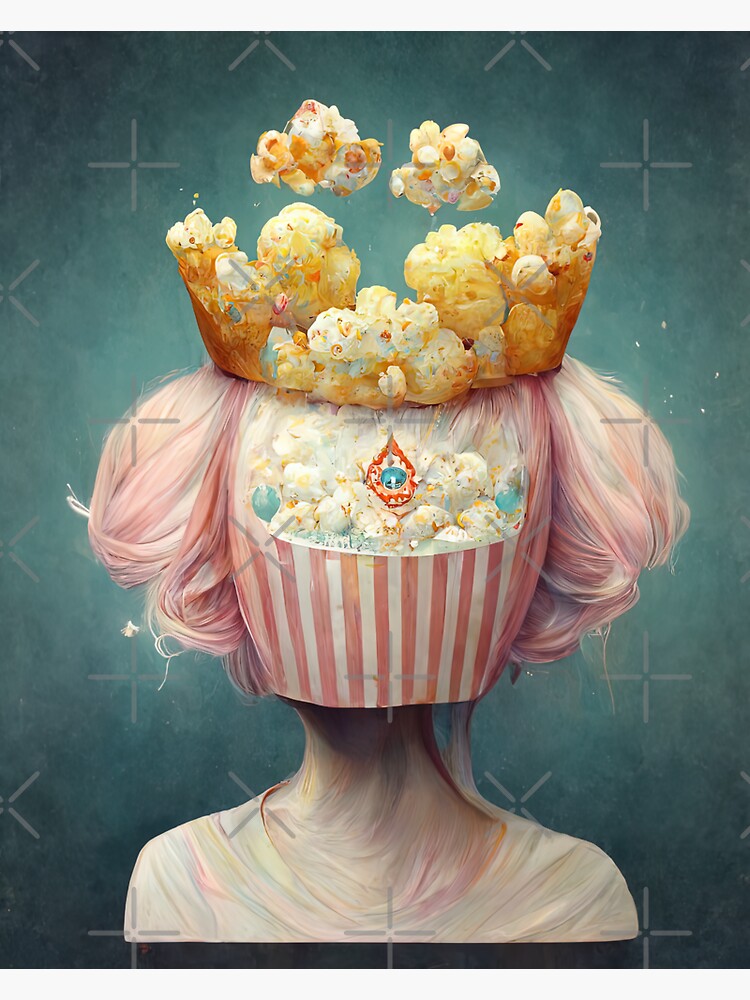 Popcorn Princess Portrait by AVisionInPink