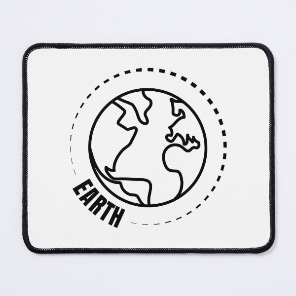 Item preview, Planet Earth (BLACK DESIGN) designed and sold by EleannaInSpace.