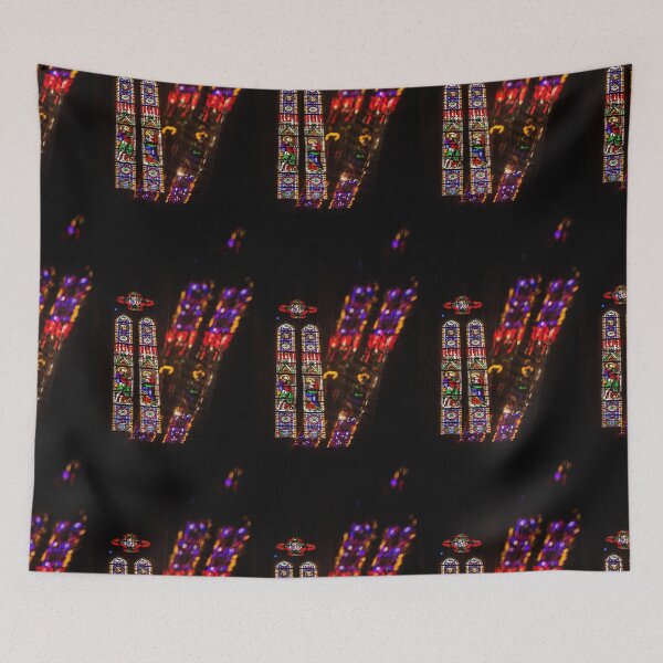Item preview, France. Montpellier. Cathedral. Stained Glass Window & Reflection. designed and sold by vadim19.