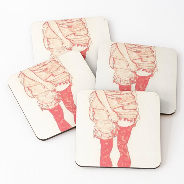 Item preview, Egon Schiele Stehende Frau in Rot 1913 designed and sold by rodgerdonnelly.