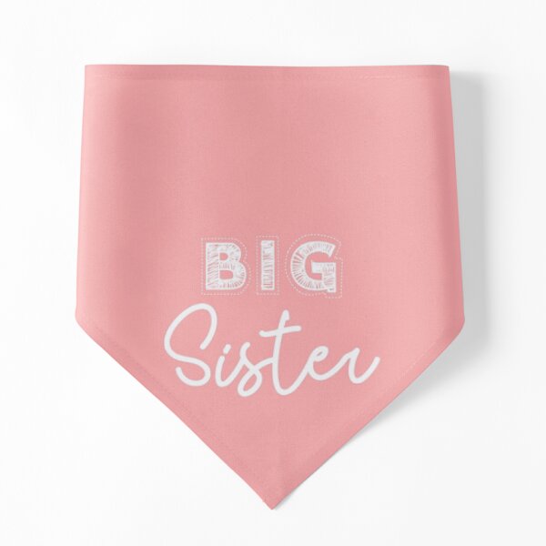 Big sister cute girls womens tee Pet Bandana