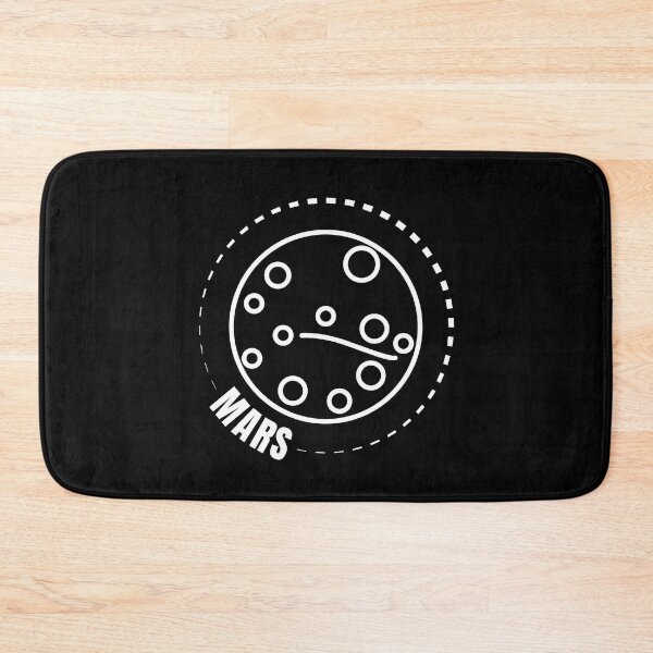 Item preview, Planet Mars (WHITE DESIGN) designed and sold by EleannaInSpace.