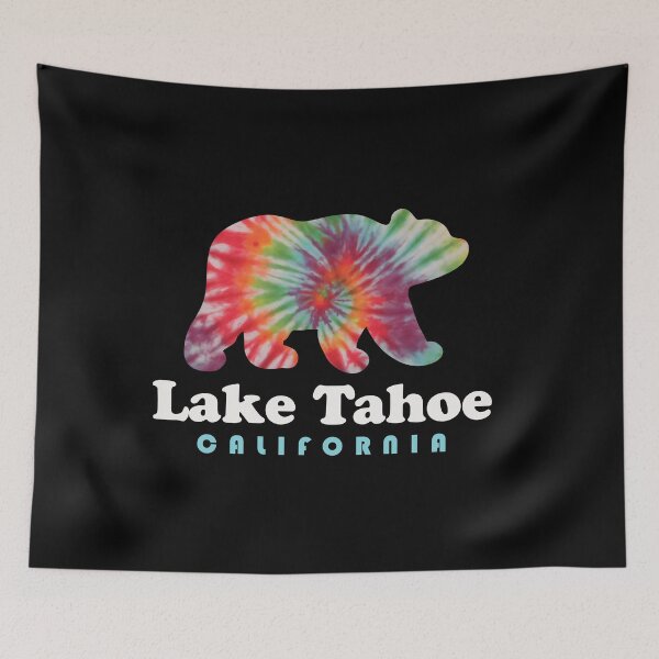 Item preview, Lake Tahoe California Bear Tie Dye Hippie CA designed and sold by yelly123.