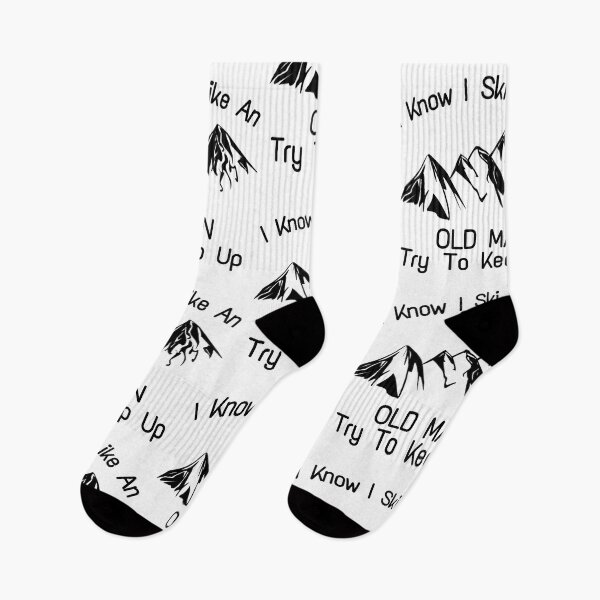 Item preview, 3 I Know I Ski Like An Old Man Try To Keep Up designed and sold by StudentLuxLife.