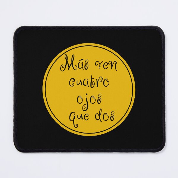 Item preview, Más Ven Cuatro Ojos Que Dos- Four Eyes Are Better Than Two - Spanish Phrases - Spain designed and sold by JourneyCreative.