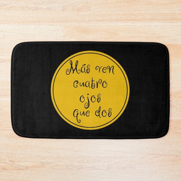 Item preview, Más Ven Cuatro Ojos Que Dos- Four Eyes Are Better Than Two - Spanish Phrases - Spain designed and sold by JourneyCreative.