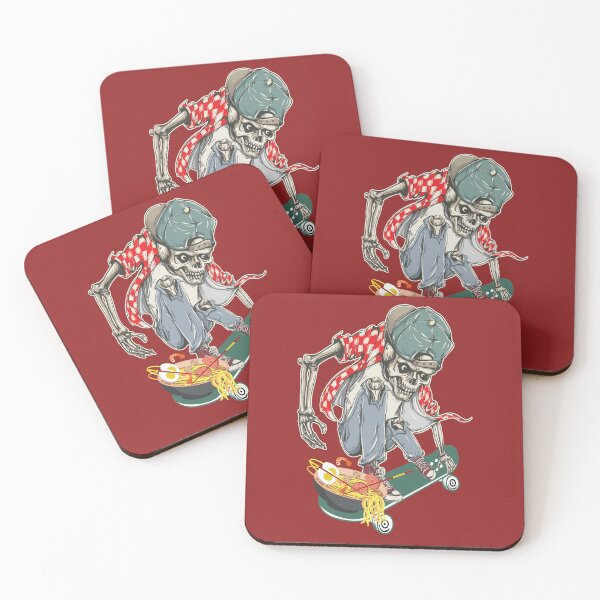 Item preview, Kawaii Japanese Anime Skeleton Ramen designed and sold by Momona-design.