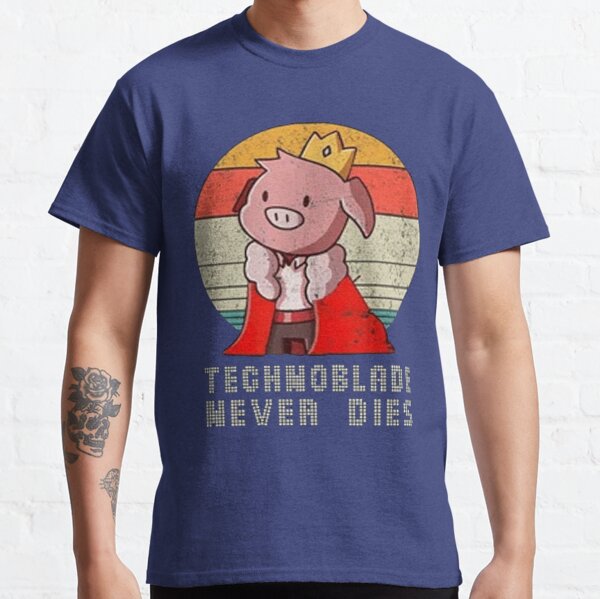 Technoblade Never Dies r Alex King Pig Fan Tee Unisex T-Shirt