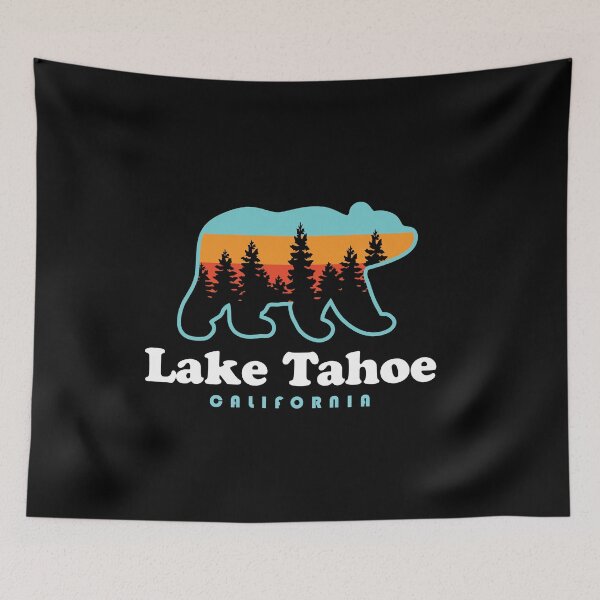Item preview, Lake Tahoe California Vacation Bear Retro designed and sold by yelly123.
