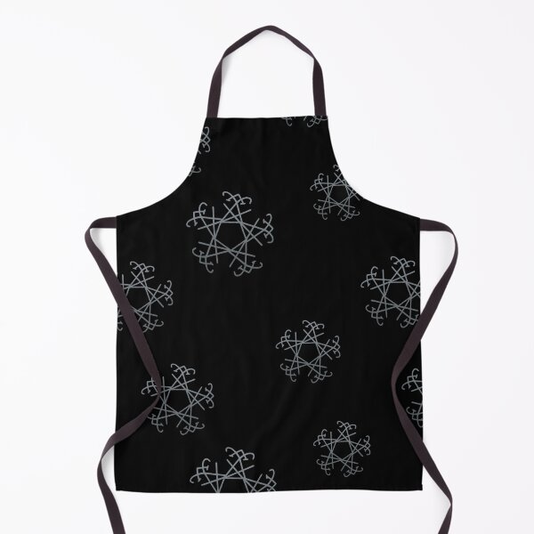 Item preview, Lucifer Sigil Snowflake Star Pattern Greys designed and sold by AlasAHintStudio.