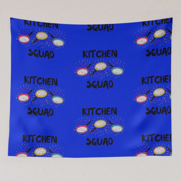 Item preview, Kitchen Squad Three Pans For Pansexual People In Blue designed and sold by LuckyKermit.