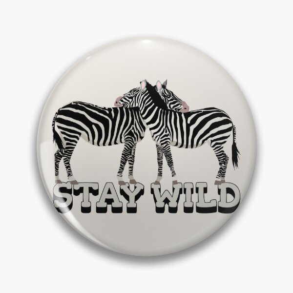 Item preview, Stay Wild Two Zebras Diseño divertido designed and sold by TrulyEpoque.