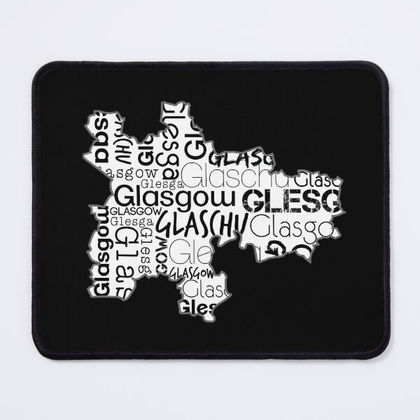 Item preview, Glasgow City Map With Text designed and sold by MacPean.