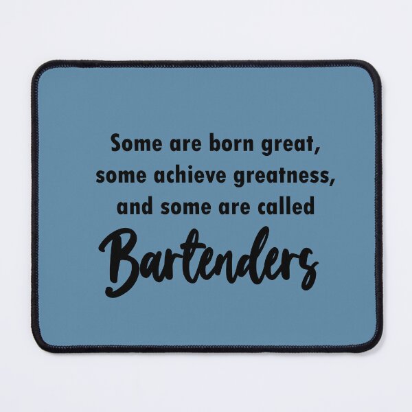 Item preview, Bartenders Job Design | Airforce Blue designed and sold by Grixel's Paang Gala Shop.