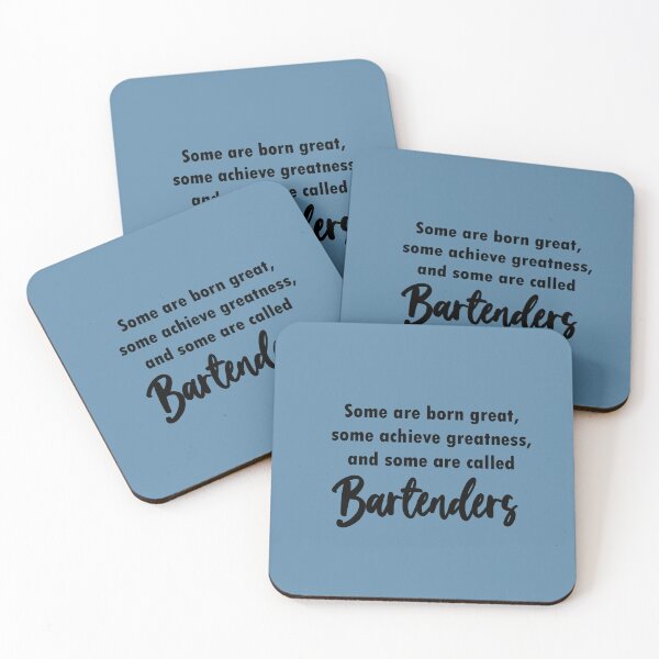 Item preview, Bartenders Job Design | Airforce Blue designed and sold by Grixel's Paang Gala Shop.