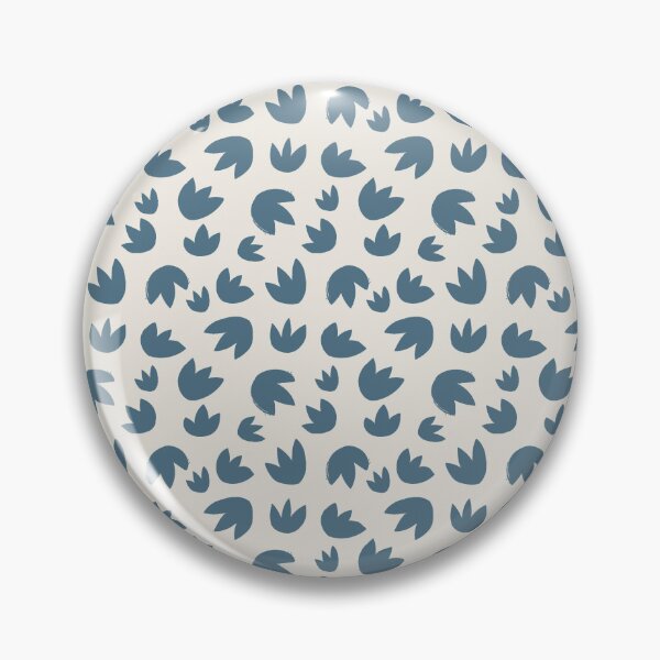 Item preview, Floral Bulb - 01- Inky Blue on Alabaster White designed and sold by NolkDesign.