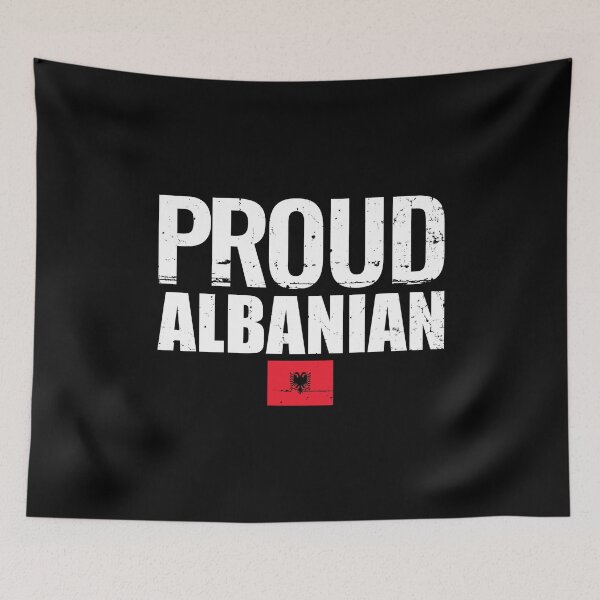 Item preview, Proud Albanian Albania Albanian flag designed and sold by max-it-out.