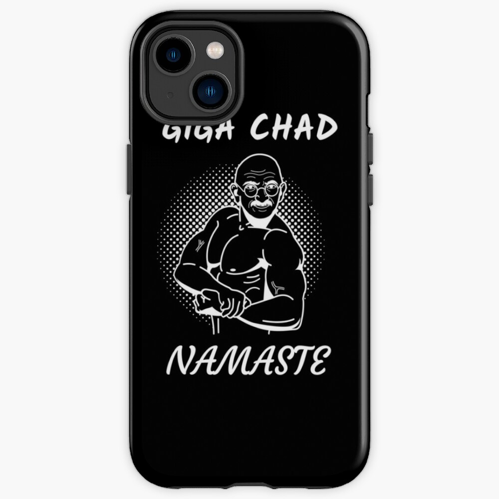 Giga Chad Face, Namaste (Giga Chad Meme) Sticker by LaShantinPTY507