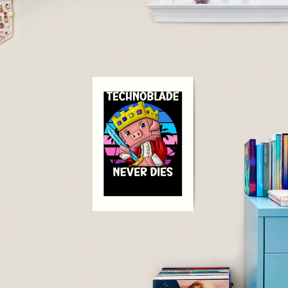 Technoblade Never Dies.  Art Print for Sale by Russandmills2