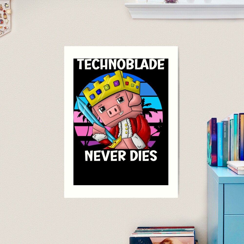 Technoblade Never Dies.  Art Print for Sale by Russandmills2