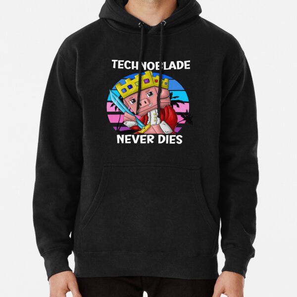 Technoblade Never Die Hoodie, So Long NERDS ,Rest In Peace