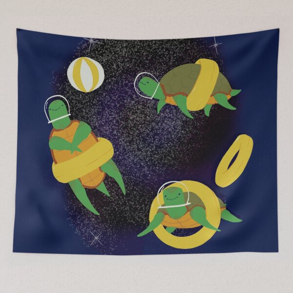 Item preview, Turtles Summer Space Swimming Vortex designed and sold by GhoneamArt.