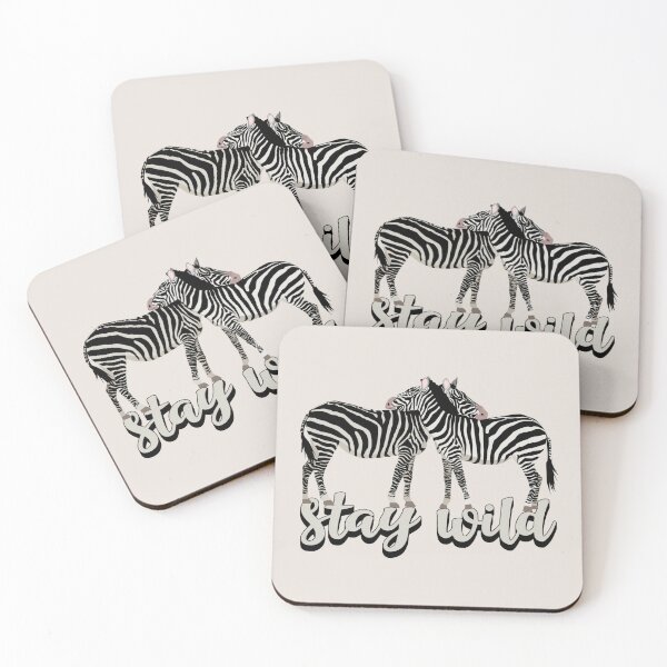 Item preview, Fun Stay Wild Two Zebras Design designed and sold by TrulyEpoque.