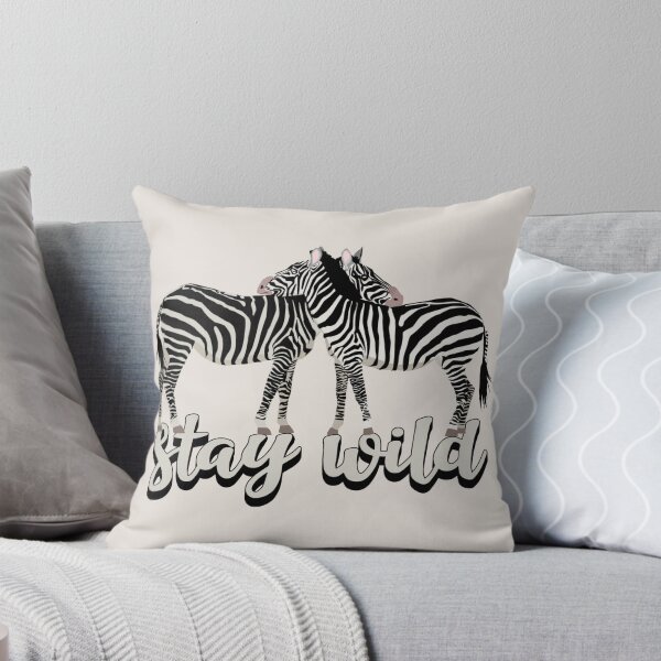 Item preview, Fun Stay Wild Two Zebras Design designed and sold by TrulyEpoque.