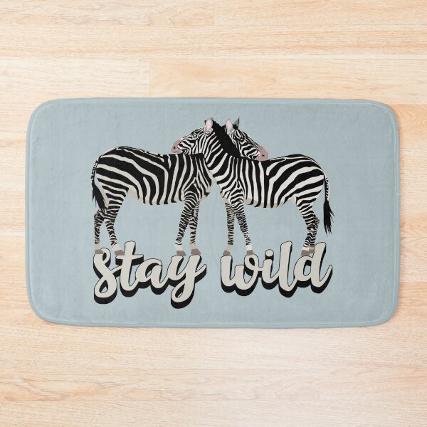 Item preview, Fun Stay Wild Two Zebras Design designed and sold by TrulyEpoque.