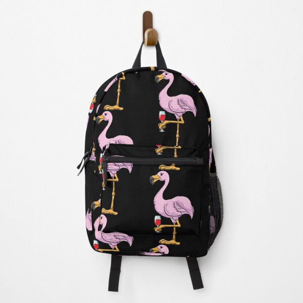 Item preview, Flamingo with Glass of Red wine designed and sold by AlyssaEst26860.
