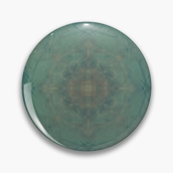 Item preview, Kaleidoscopic grungy abstract in muted turquoise  designed and sold by Bonheurem.
