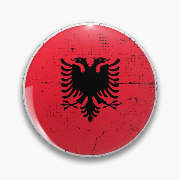 Item preview, Albania Vintage Albanian Flag designed and sold by max-it-out.