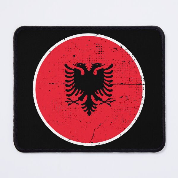 Item preview, Albania Vintage Albanian Flag designed and sold by max-it-out.