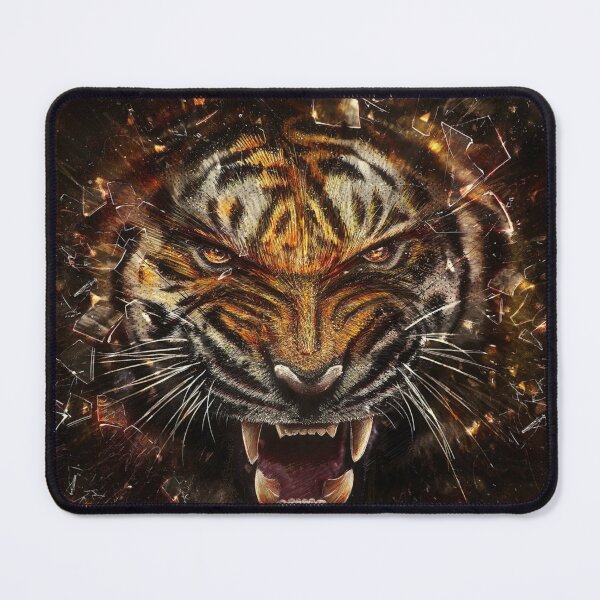 Item preview, tiger smash glass designed and sold by SohaibHania.