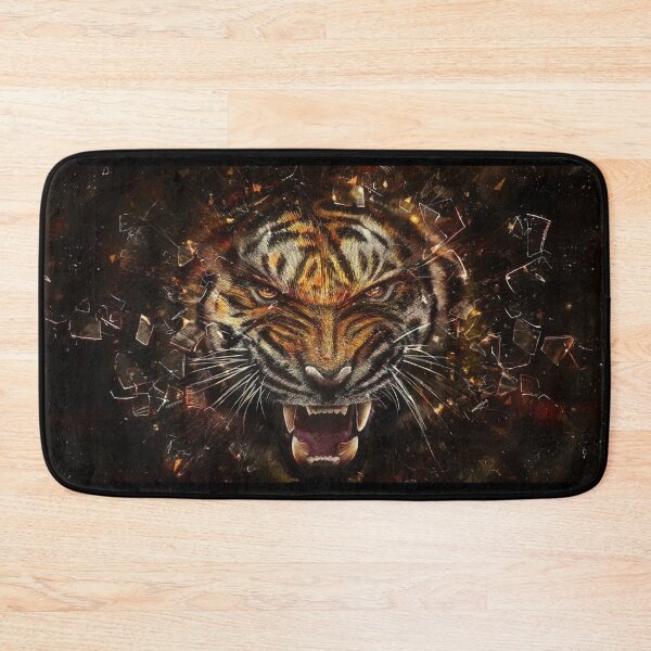 Item preview, tiger smash glass designed and sold by SohaibHania.