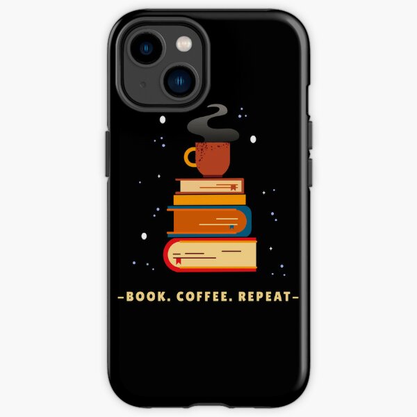 Book. Coffee. Repeat.  iPhone Tough Case