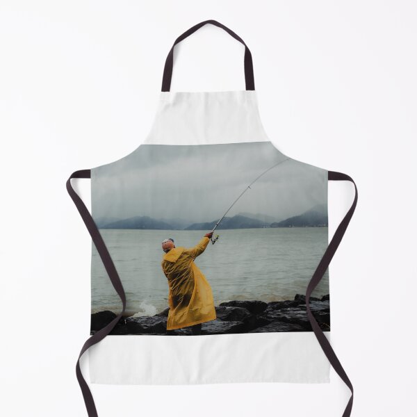 Item preview, Fishing Off Shore On Rainy Day designed and sold by monteartist.