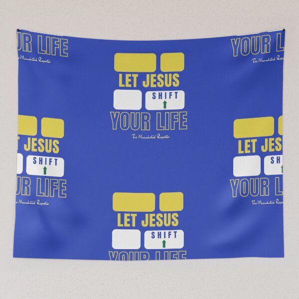 Item preview, Let Jesus Shift Your Life - Blue designed and sold by TheReporter1.