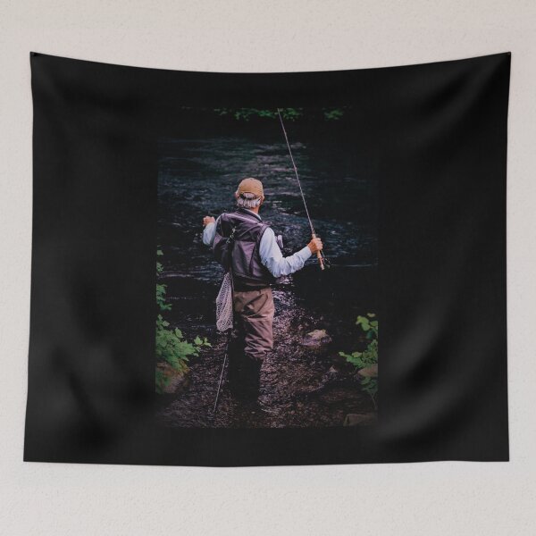 Item preview, Fly Fishing On The River designed and sold by monteartist.
