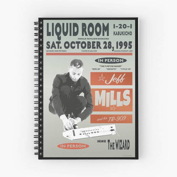 Item preview, Jeff Mills Live at the Liquid Rooms Poster Uncreased designed and sold by Lick-Design.