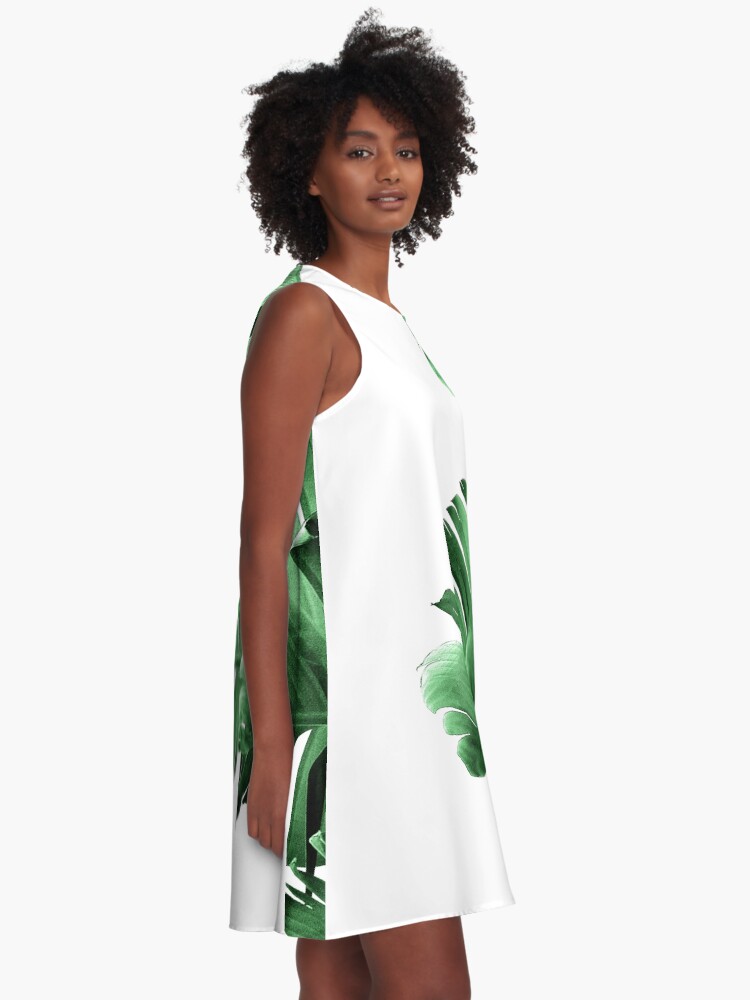 Alternate view of BANANA LEAF A-Line Dress