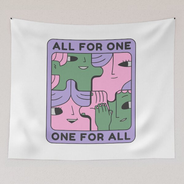 Item preview, ALL FOR ONE AND ONE FOR ALL designed and sold by Scopestor.