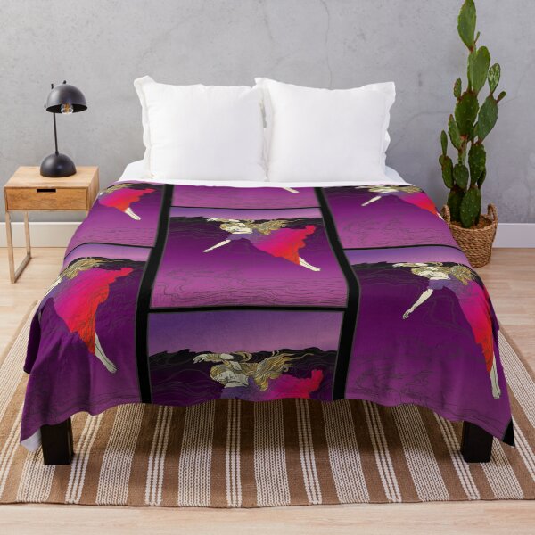 Item preview, Drowning Girl (red on purple) designed and sold by ScottRams80758.
