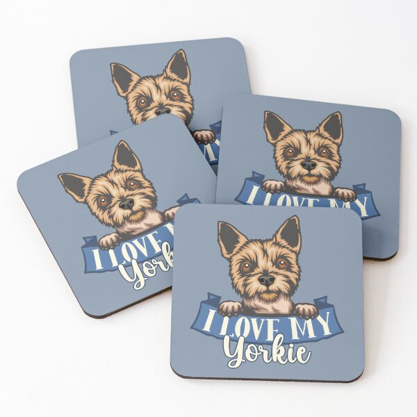 Item preview, I Love My Yorkie - Yorkshire Terrier Silky Owners designed and sold by DebbisPalette.