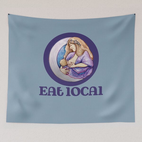 Item preview, Eat Local Breastfeeding designed and sold by FrictionMaxxing.